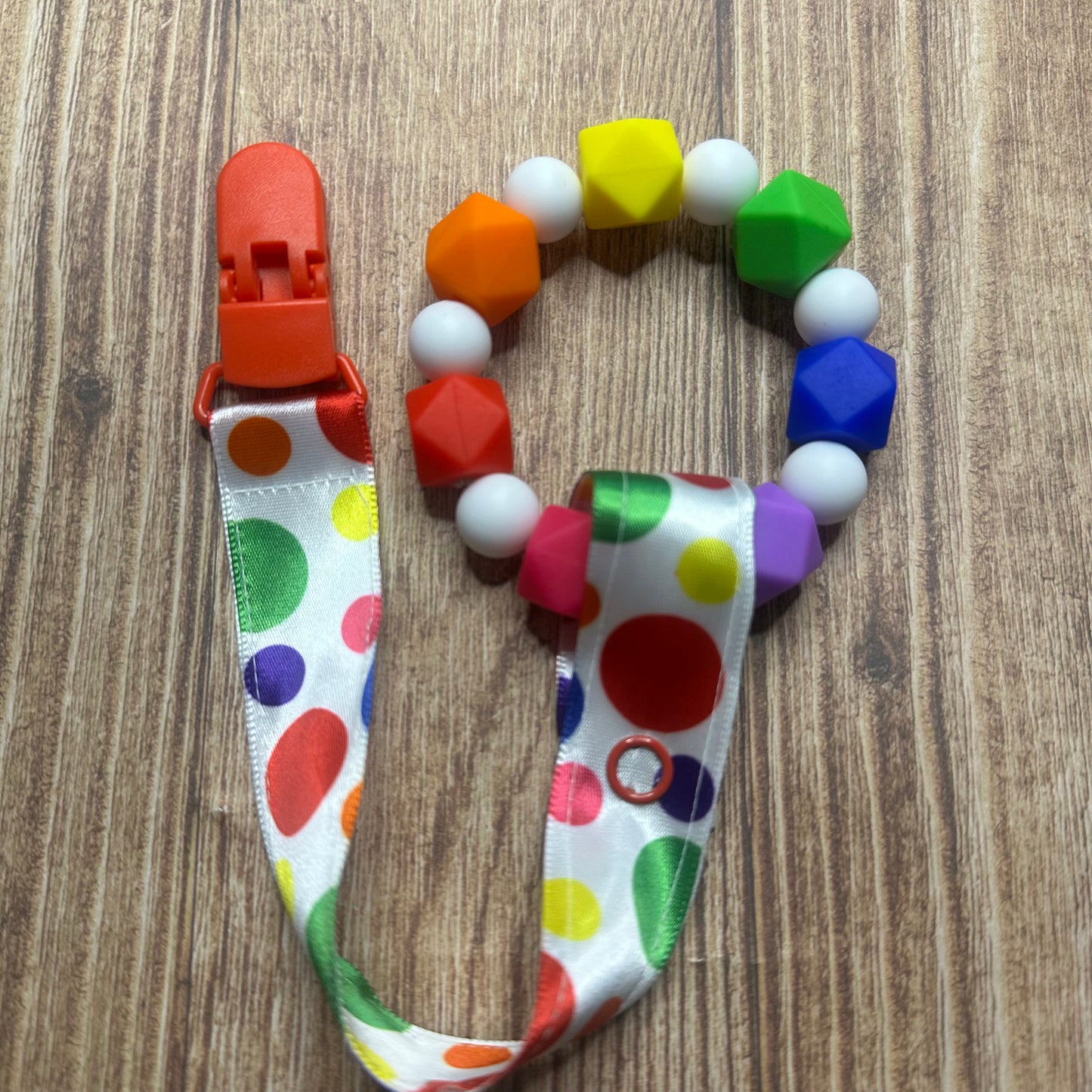 Clown Teether + Clip set
