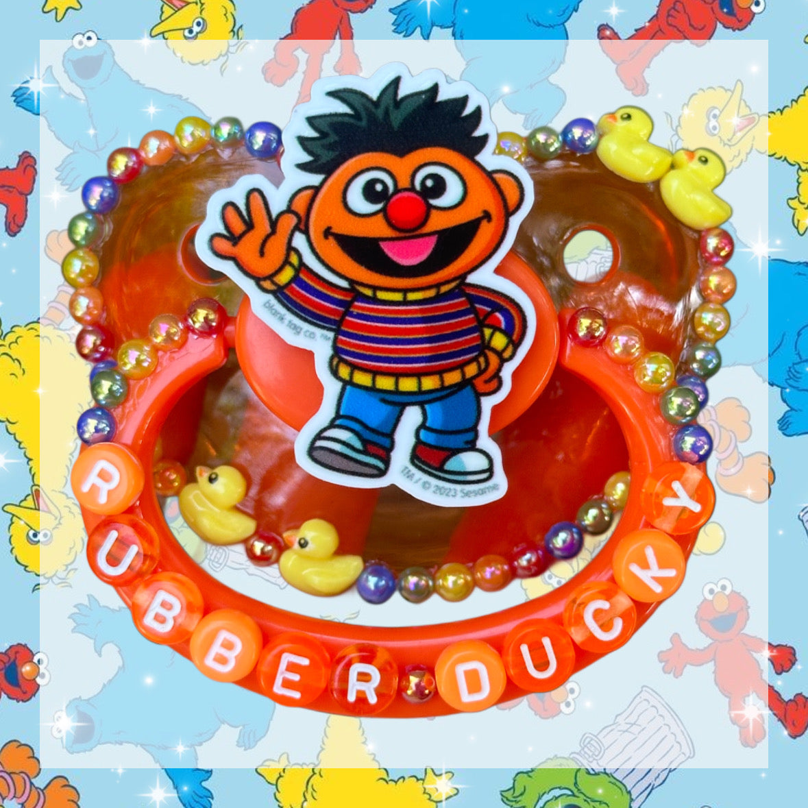 Rubber ducky deco pacifier