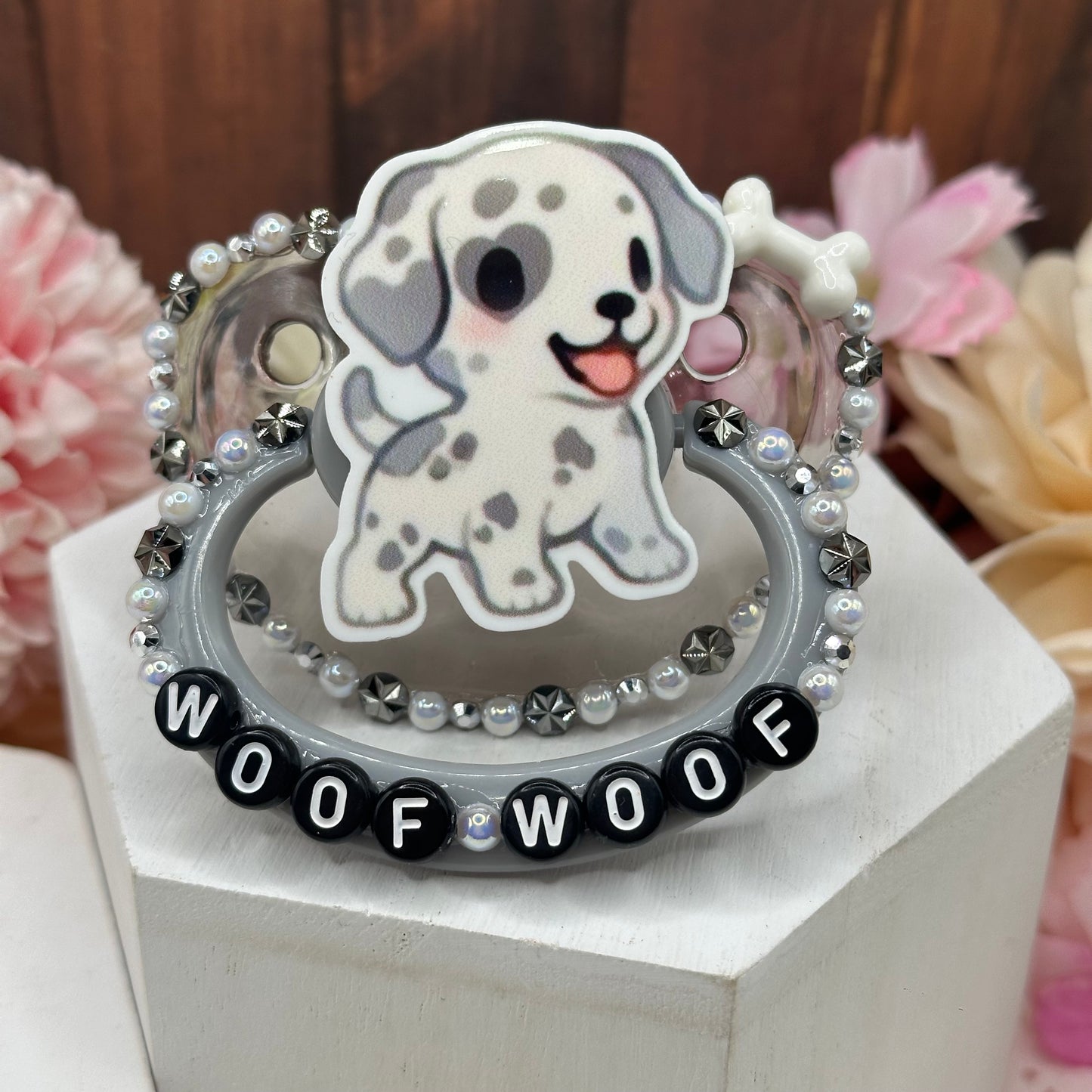 Woof woof deco pacifier