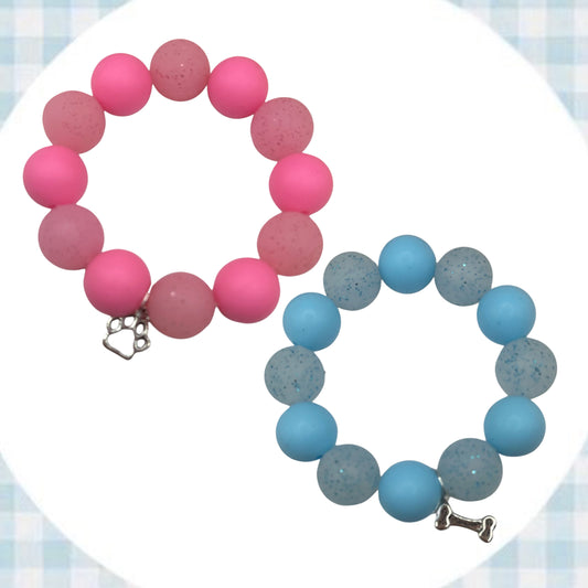 Twinnin Puppy Teether bracelet set