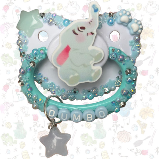 Elephant deco pacifier