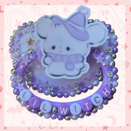 Lil witch deco pacifier