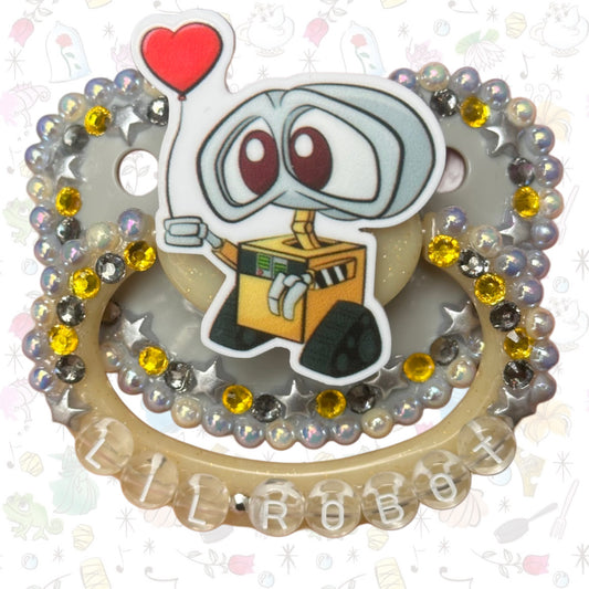 Lil robot deco pacifier
