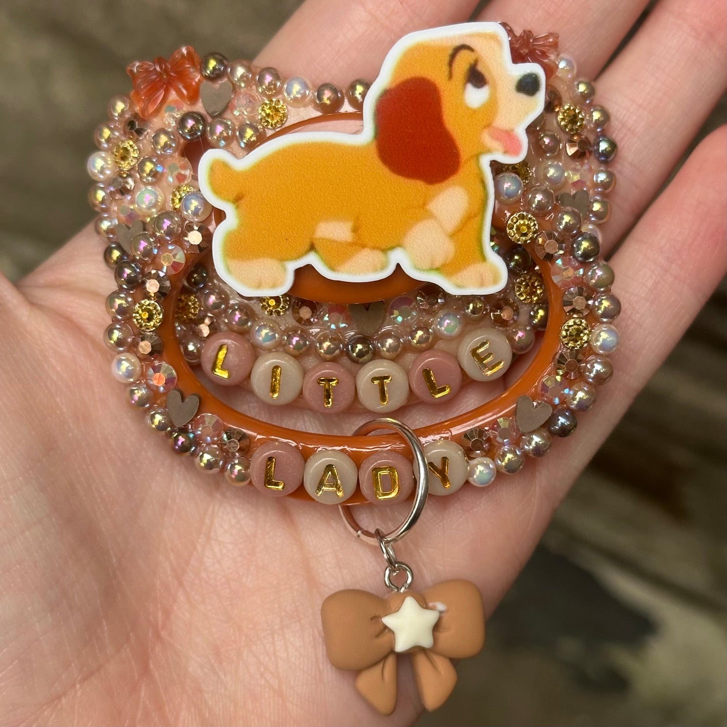 Little lady deco pacifier