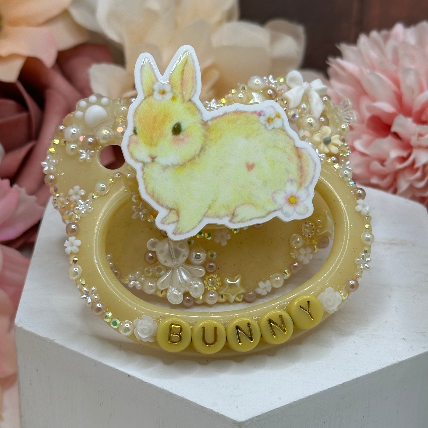 Bunny deco pacifier