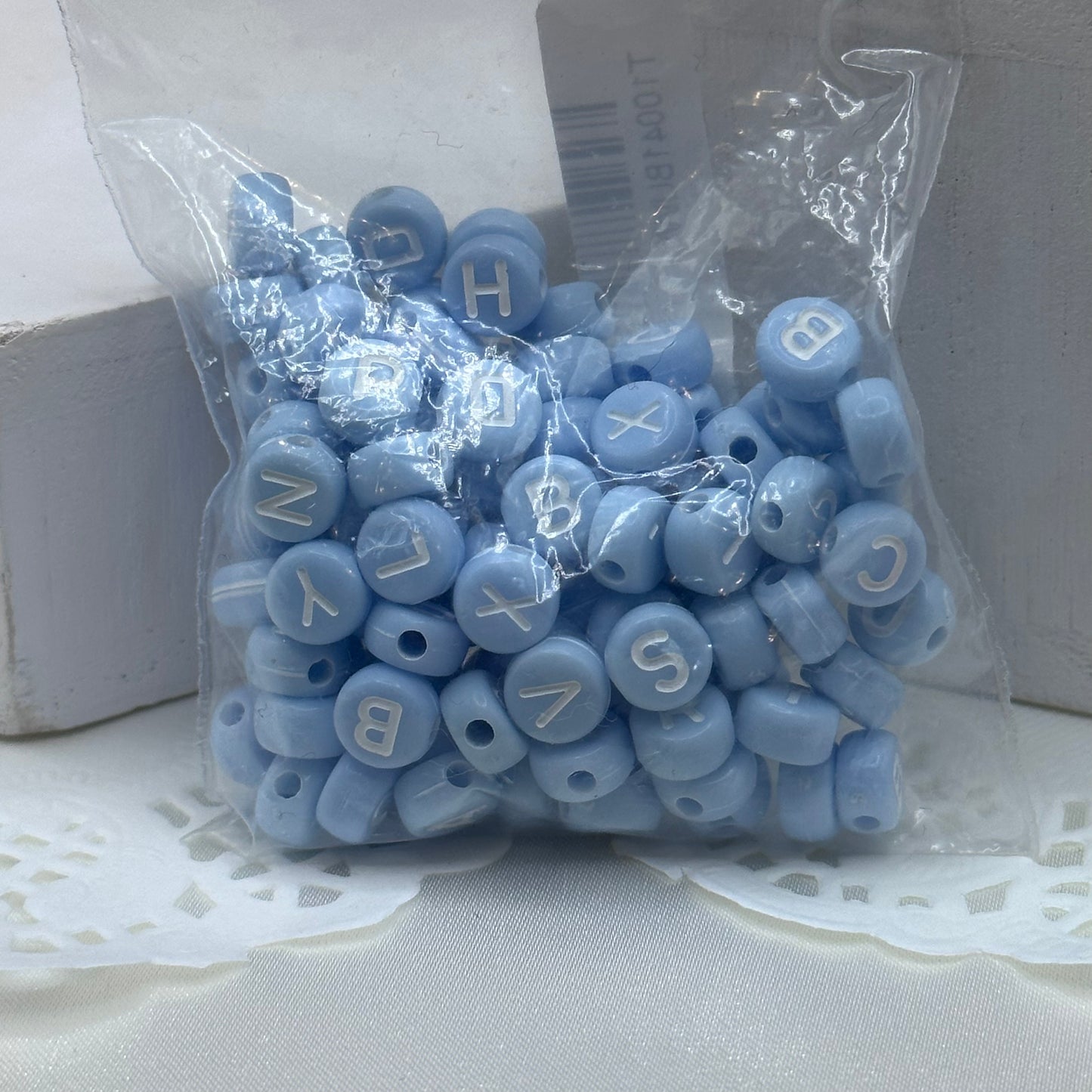 100pc letter beads