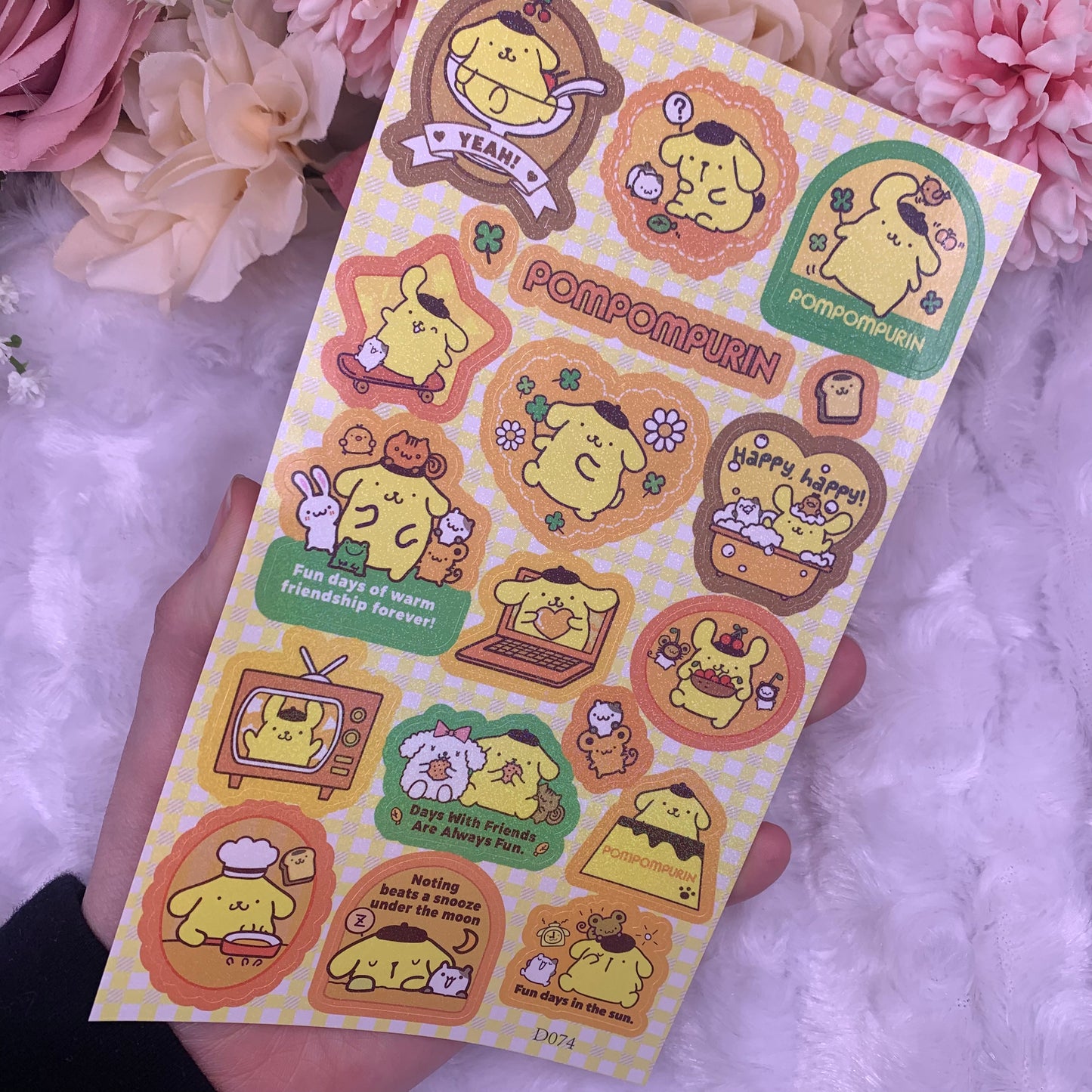 1pc Character kawaii stickers