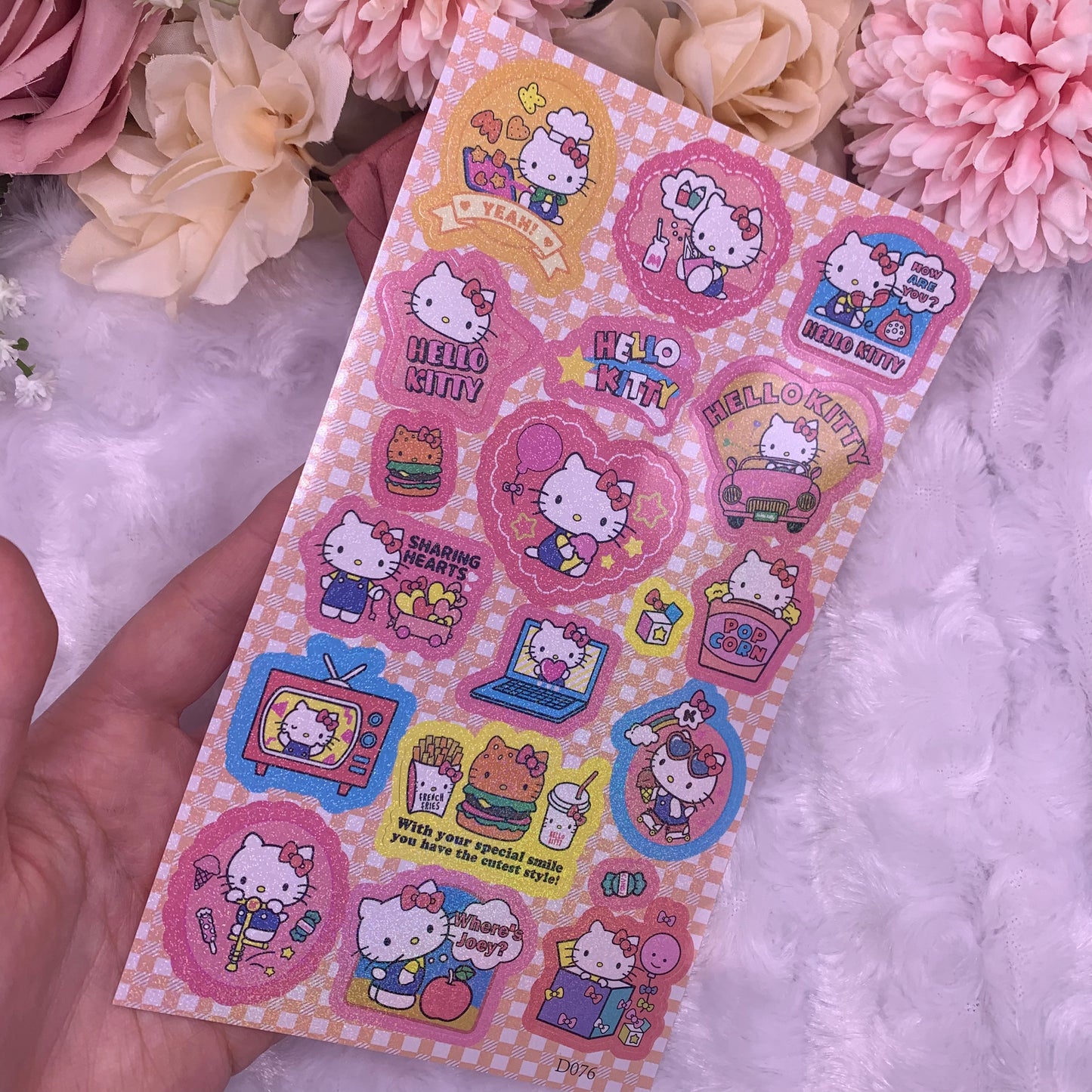 1pc Character kawaii stickers