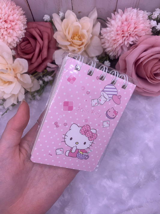 pink kitty note book